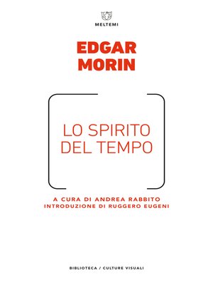 cover image of Lo spirito del tempo